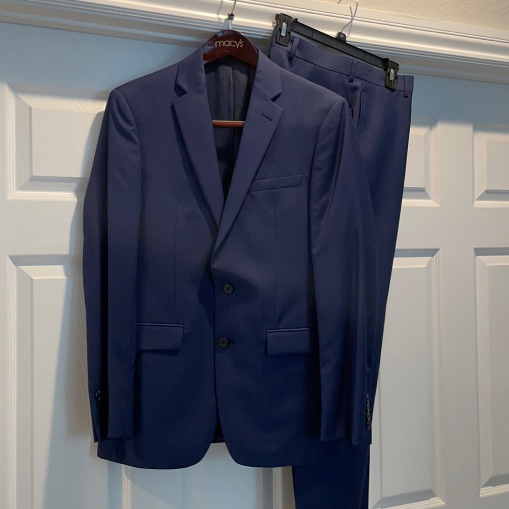 Calvin Klein Navy Blue Suit!!!